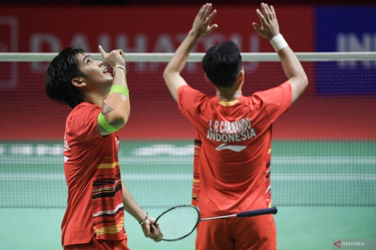 Atasi perlawanan sengit Astrup/Rasmussen di final, Leo/Daniel juara ganda putra Indonesia Masters 2024