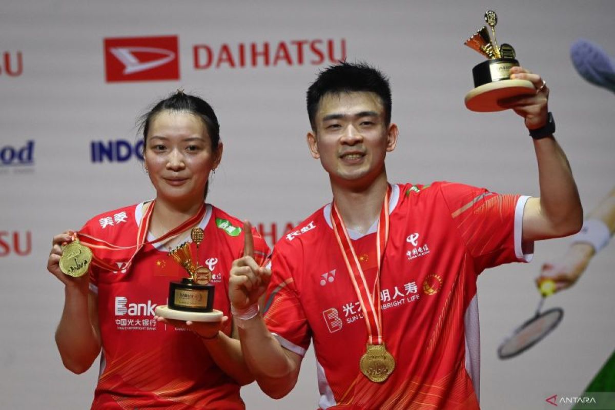 Zheng/Huang juara ganda campuran Indonesia Masters 2024 di Istora