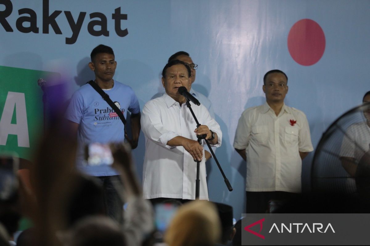 Prabowo: Saya tak rela lihat koruptor terus mencuri uang rakyat