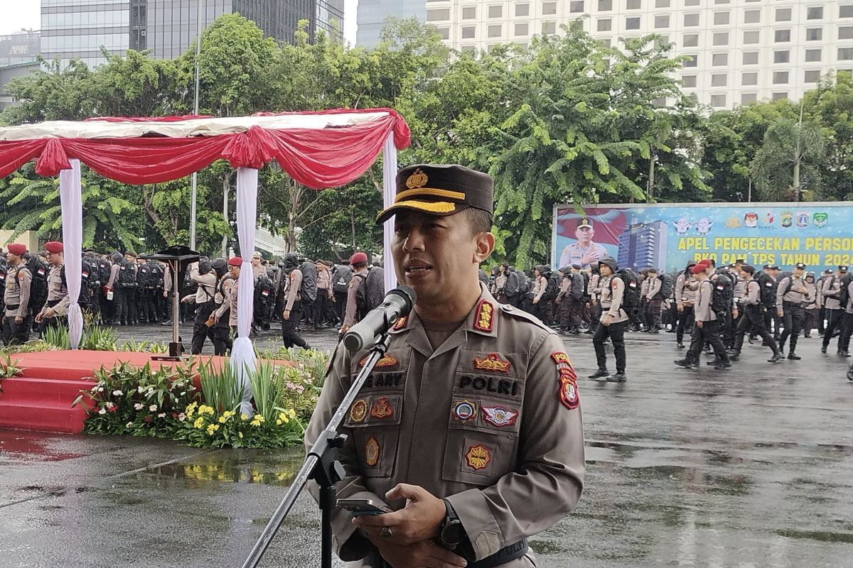 Jaga keamanan TPS, Polda Metro Jaya kerahkan 11.385 personel