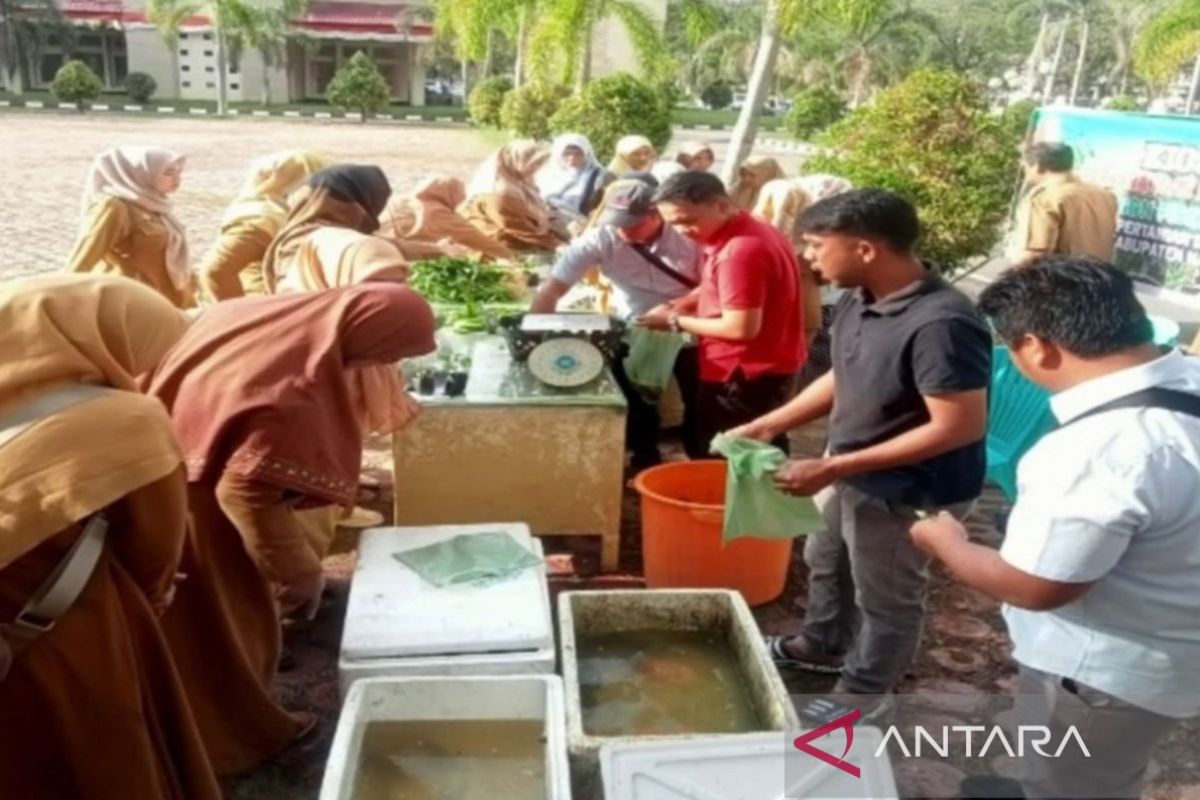 Nagan Raya gelar bazar pangan murah tekan laju inflasi daerah