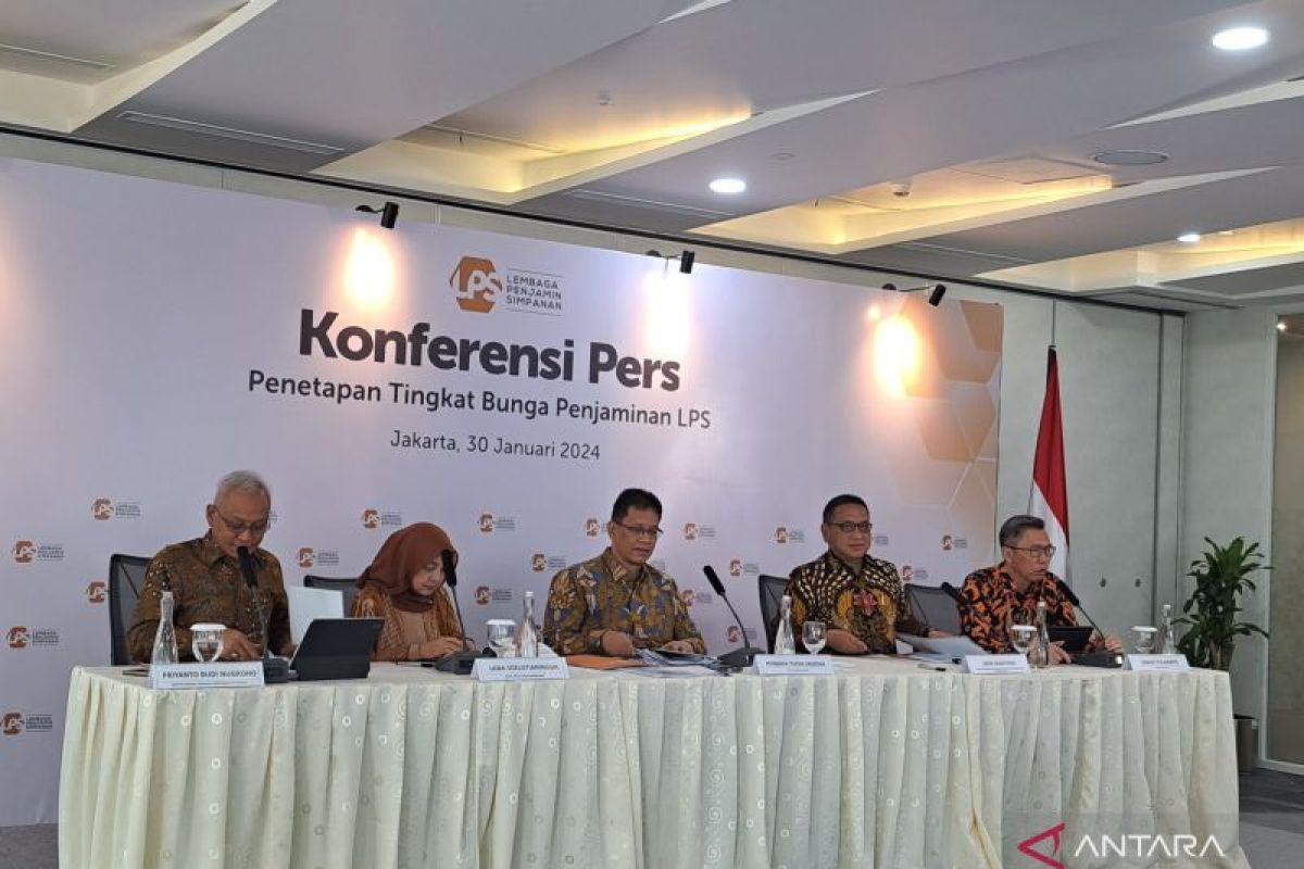 LPS pertahankan suku bunga penjaminan di level 4,25 persen