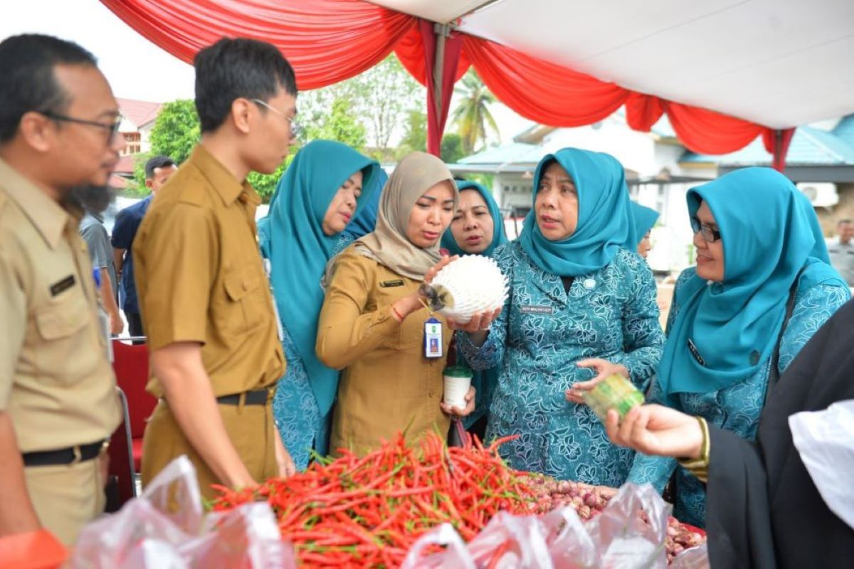 Pemerintah Provinsi Riau gelar pasar murah tekan inflasi