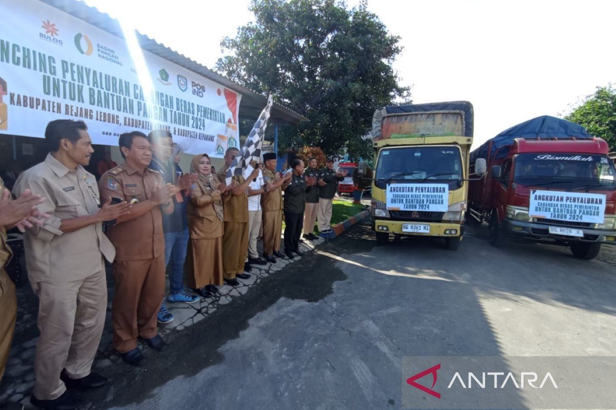 Bulog Cabang Rejang Lebong salurkan bantuan pangan ke tiga kabupaten