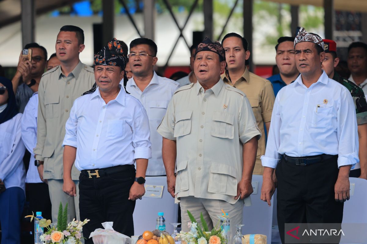 Prabowo di hadapan petani Sumedang: Kalian adalah patriot