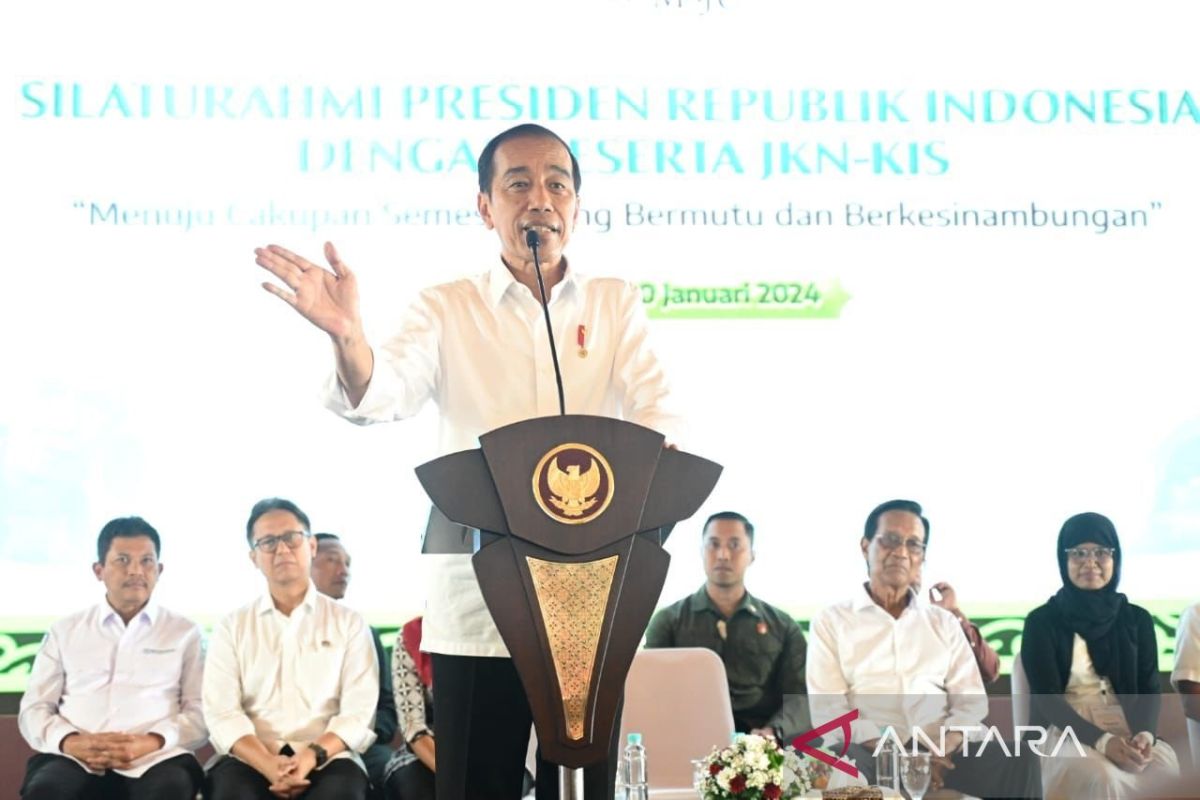 Presiden Jokowi ingatkan masyarakat rutin cek kesehatan