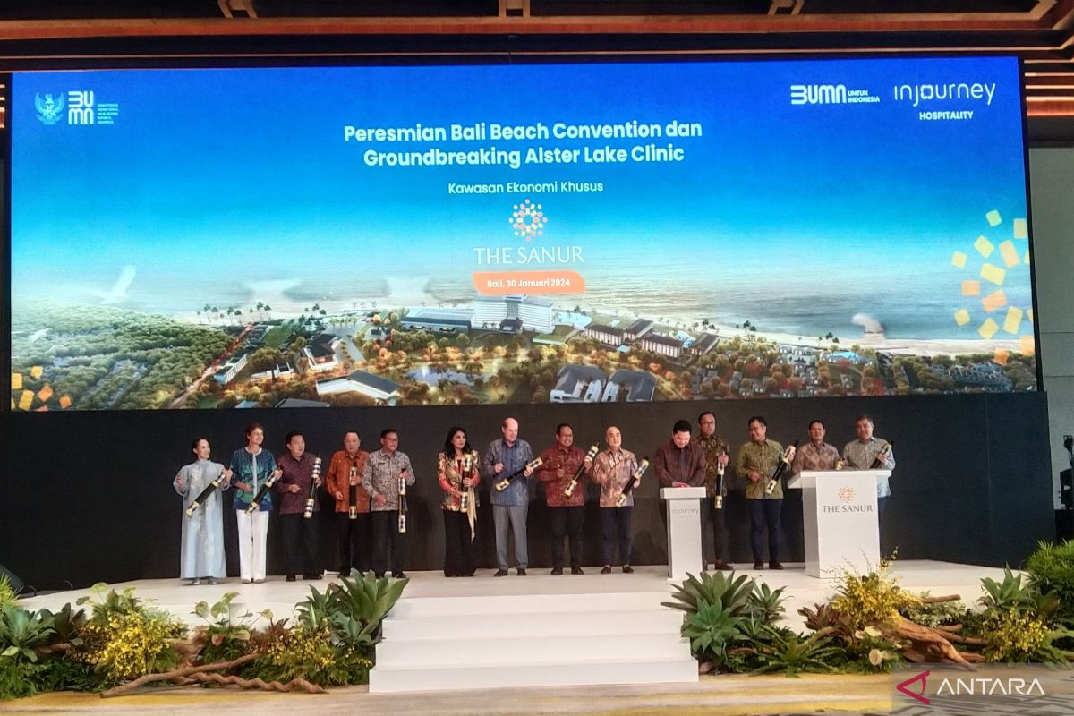 Menteri BUMN resmikan gedung konvensi di KEK Kesehatan Sanur