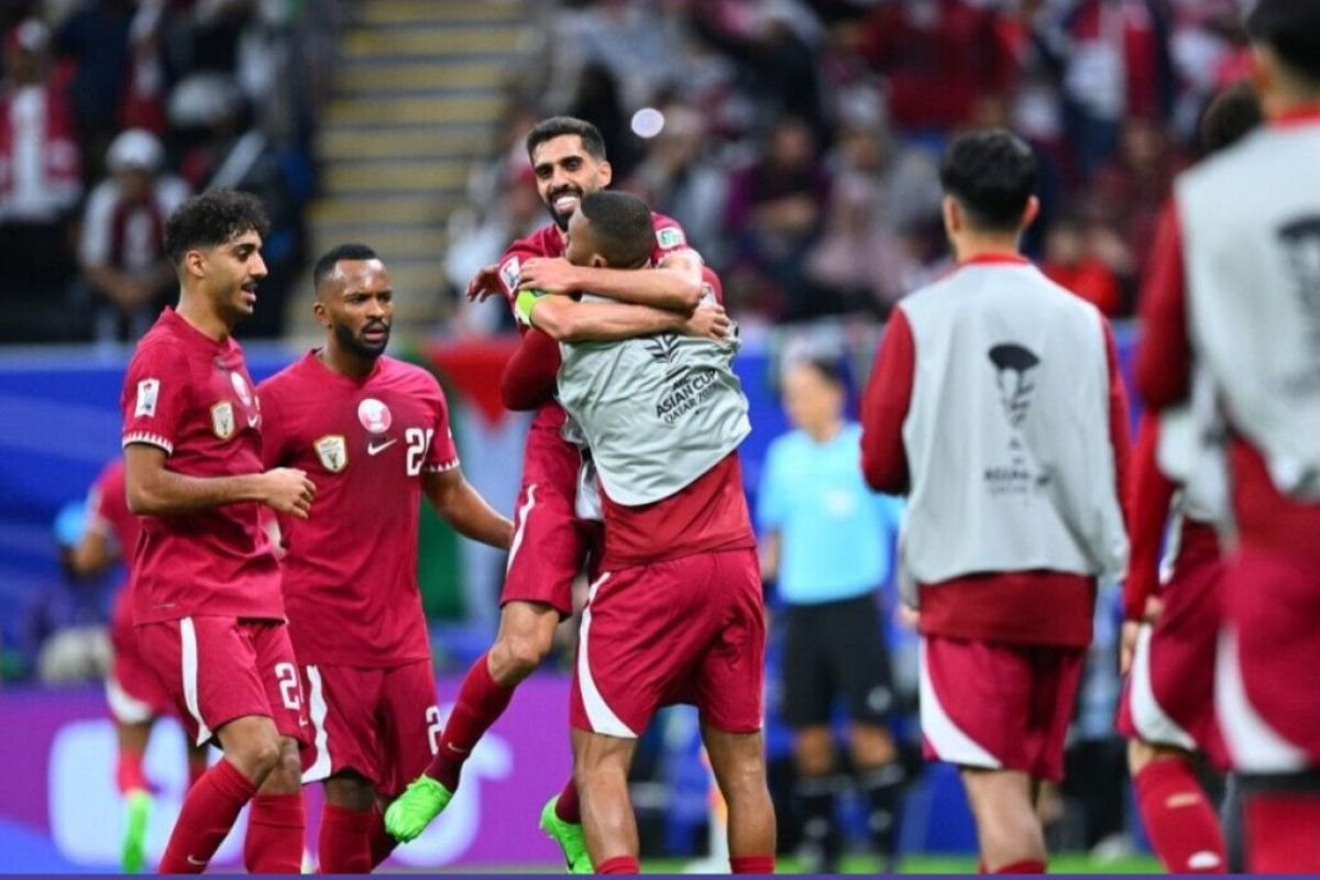 Timnas Palestina terhenti di 16 besar setelah disingkirkan Qatar 1-2