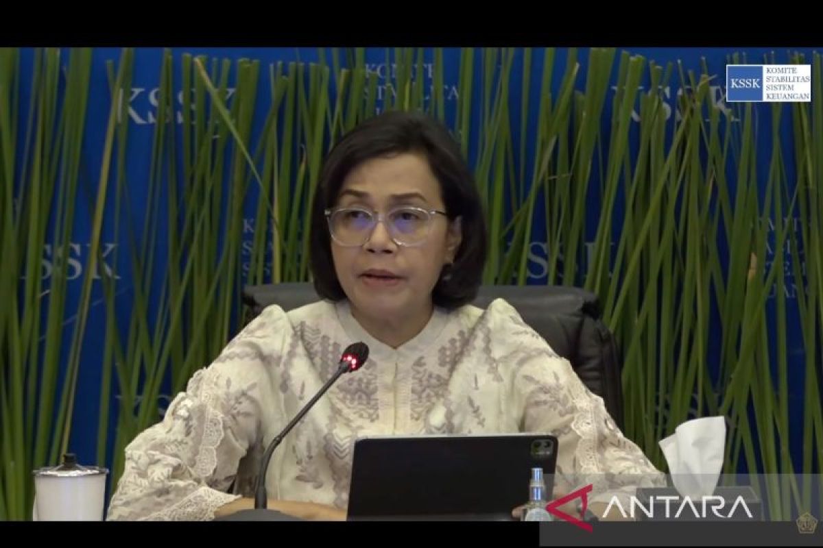 Sistem keuangan RI terjaga sepanjang 2023, kata Sri Mulyani