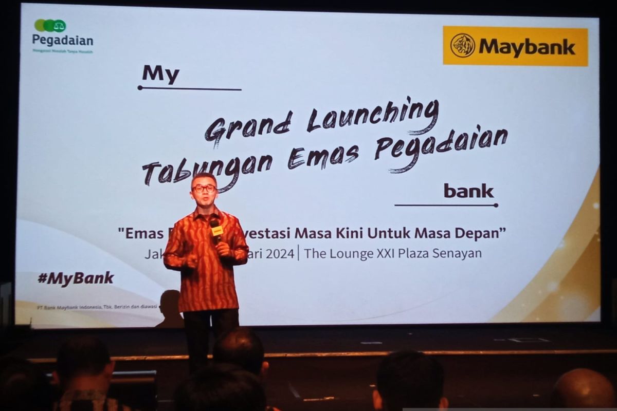 Maybank gandeng Pegadaian meluncurkan tabungan emas di aplikasi M2U ID