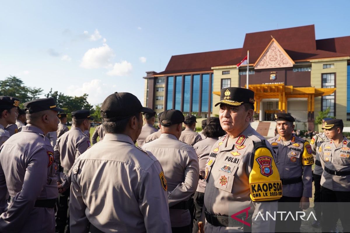 Kapolda Riau pastikan personel siap untuk pengamanan TPS pada Pemilu 2024