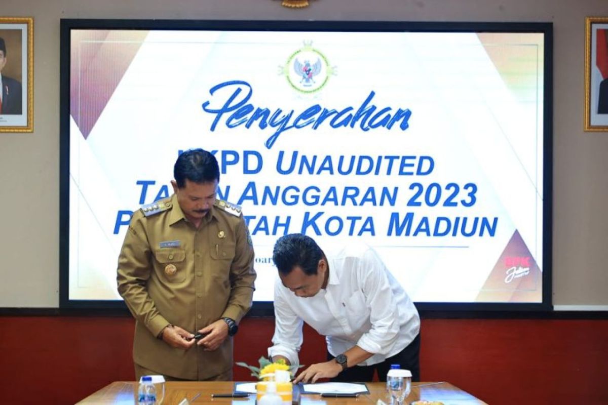 Pemkot Madiun tercepat se-Jatim serahkan LKPD 2023 ke BPK