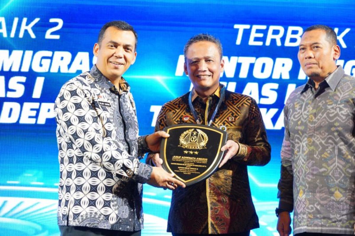 Imigrasi Soekarno Hatta raih tiga penghargaan Jusuf Adiwinata Award