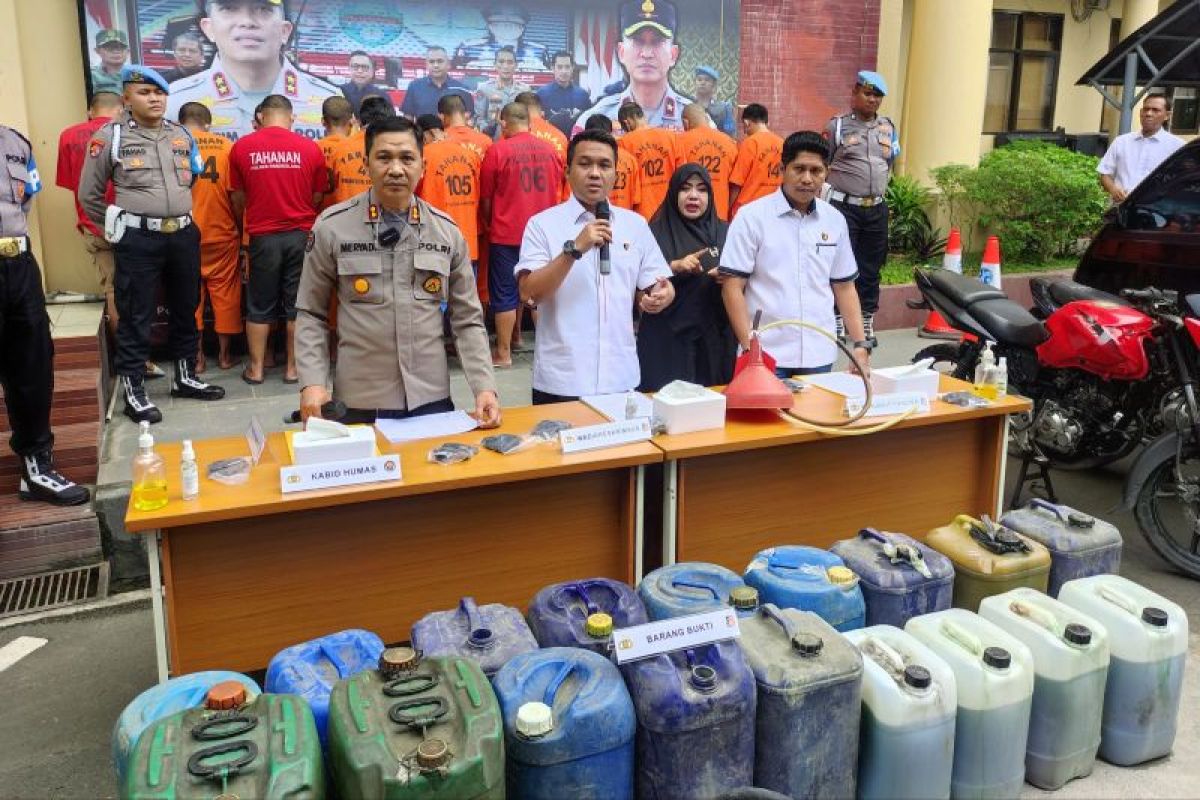 Polresta Tangerang ungkap penyelundupan BBM bersubsidi