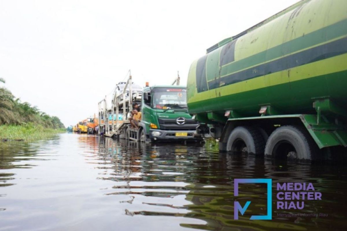 Riau ajukan peningkatan kualitas jalan lintas timur antisipasi banjir