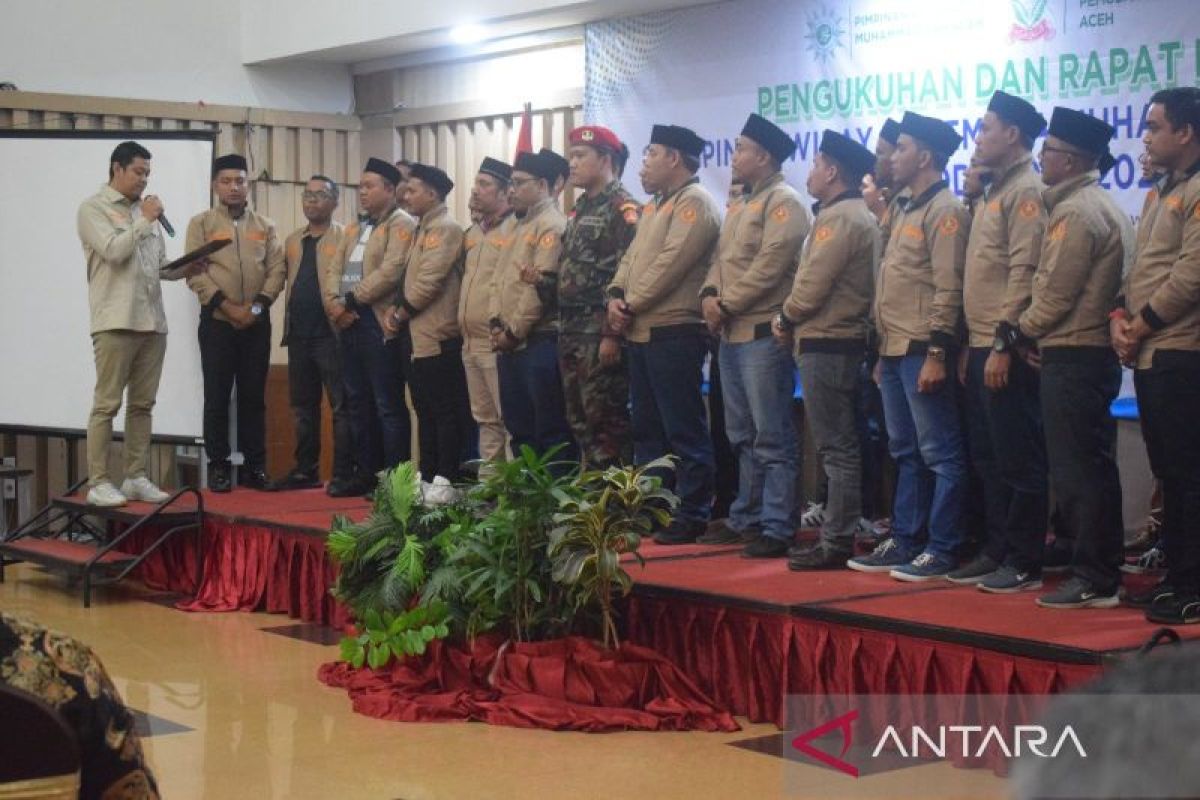 Pengurus PW Pemuda Muhammadiyah Aceh 2023-2027 resmi dikukuhkan
