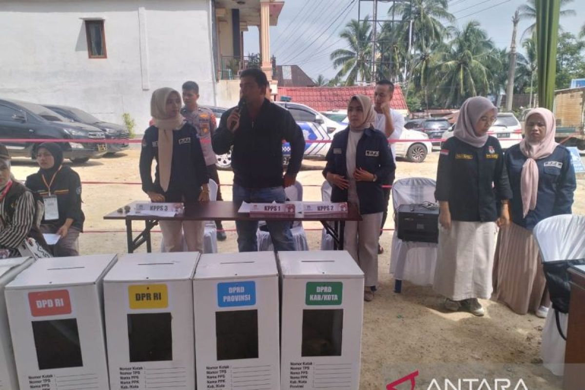 KPU Kabupaten Solok simulasi pemungutan dan penghitungan suara pemilu