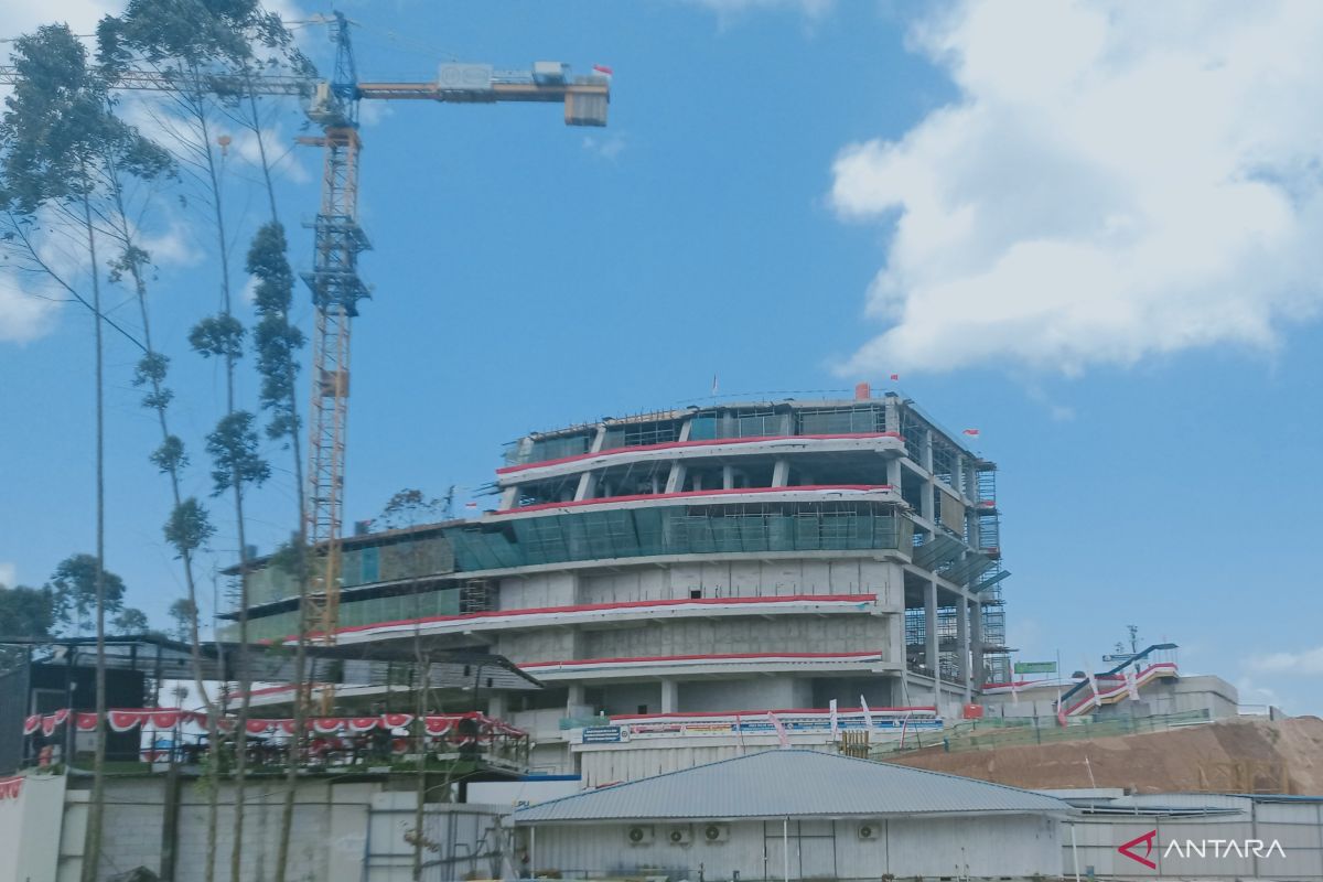 Pembangunan Istana Negara dan kantor presiden di IKN capai 54,7 persen