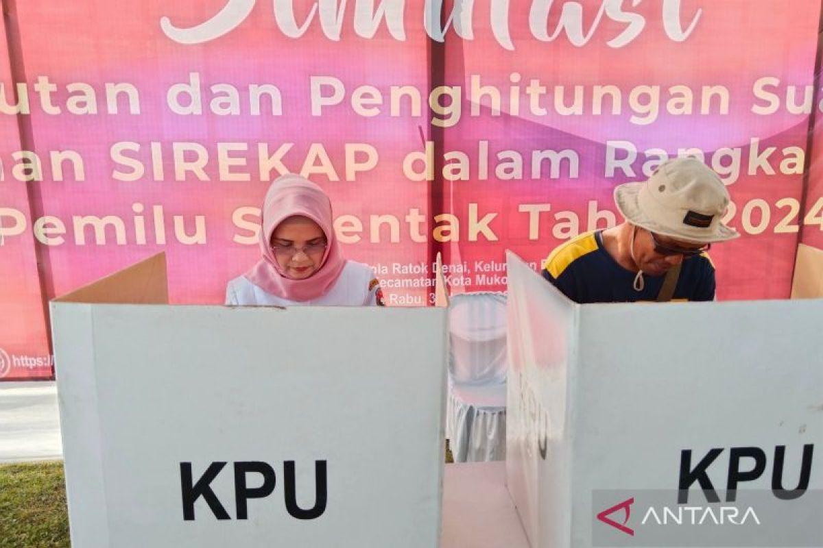 KPU Mukomuko gelar simulasi persiapan Pemilu 2024