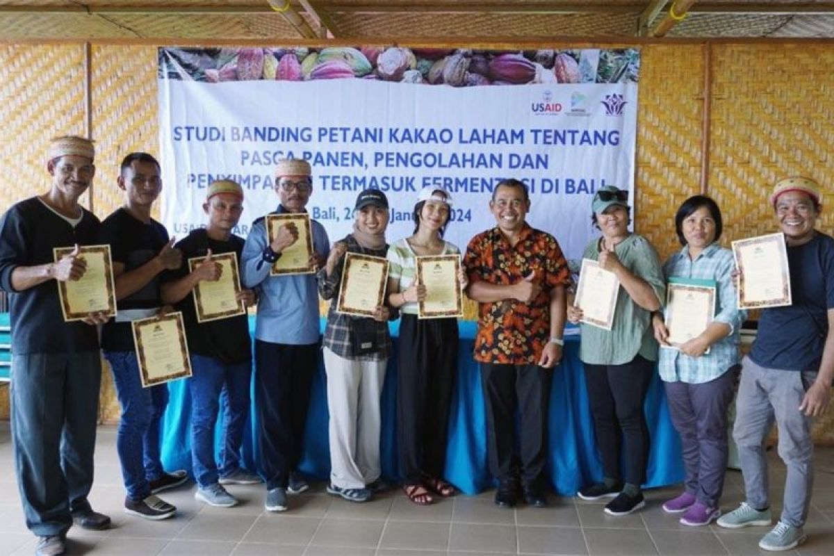 Gapoktan kakao dari Kaltim belajar pertanian organik ke IPSA Bali