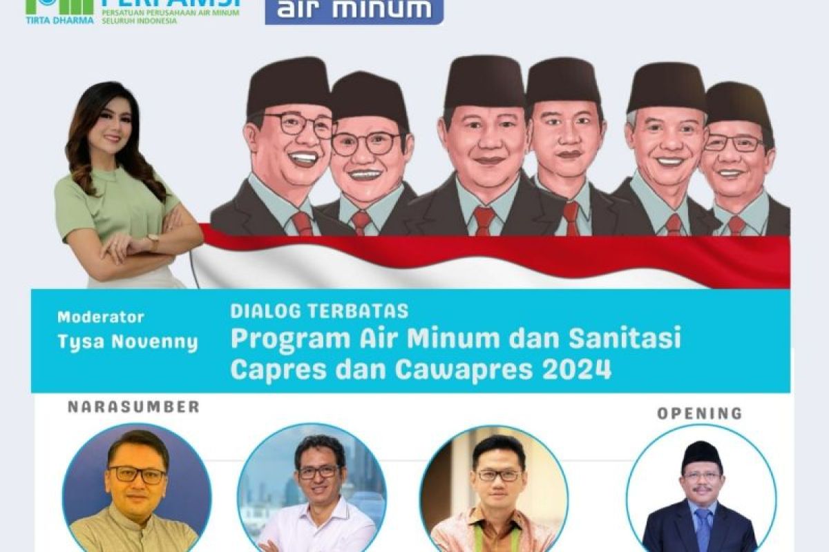 Perpamsi: Pentingnya program air minum dan sanitasi dalam visi misi capres-cawapres