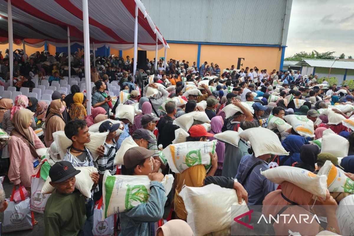 Presiden Jokowi salurkan bantuan pangan di Kabupaten  Klaten