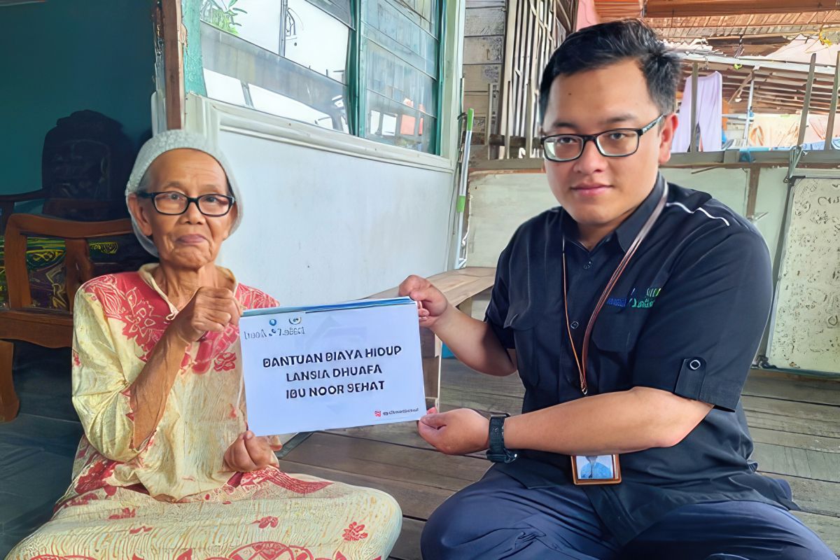 UPZ Bank Kalsel, komitmen peduli kelayakan hidup lansia dhuafa di Banjarmasin