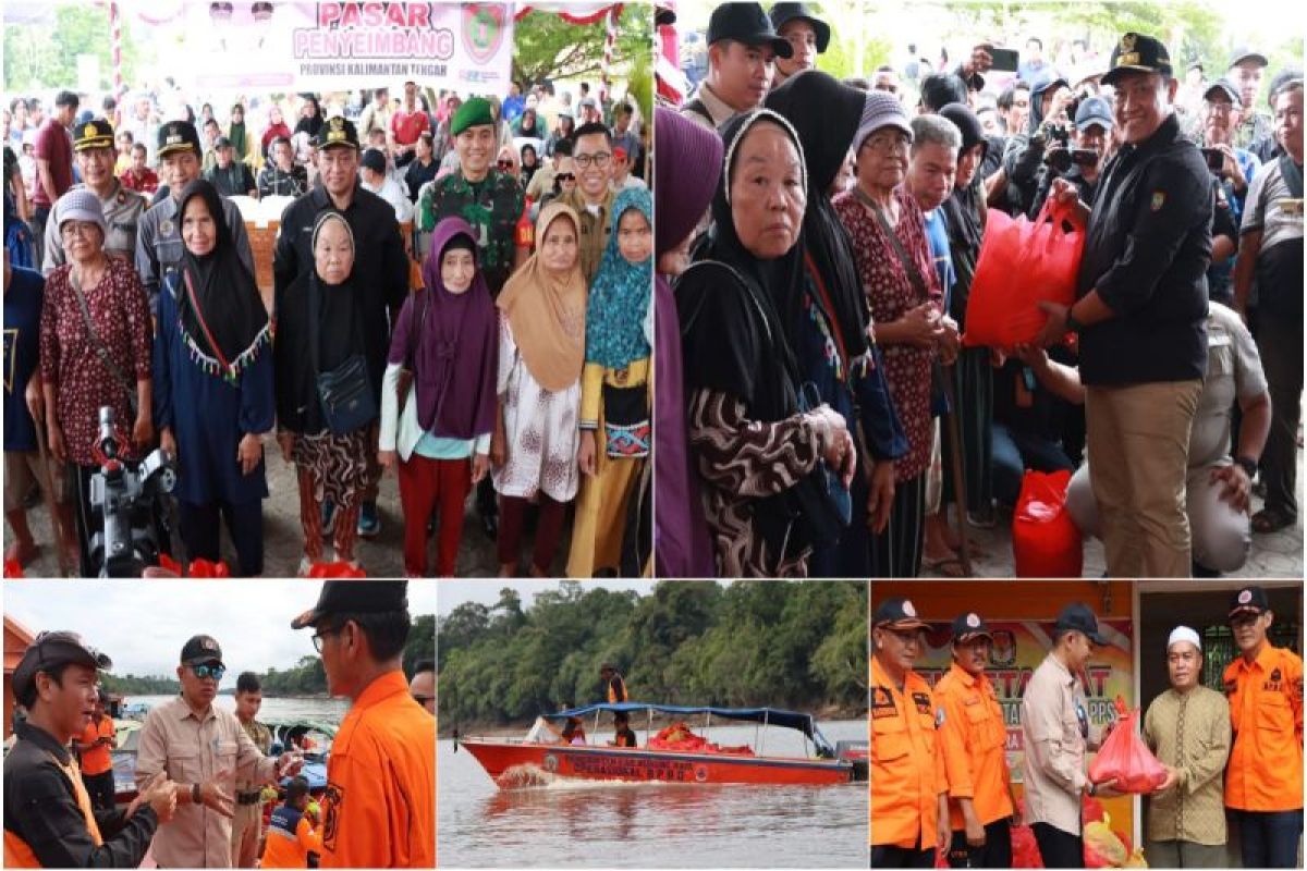Pemprov Kalteng sisir sungai antarkan bantuan warga terdampak banjir