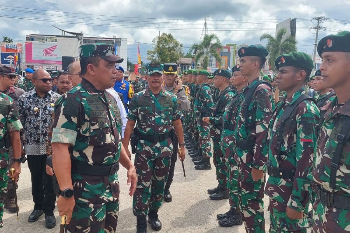 Pangdam Kasuari: 5.051 personel TNI siap amankan Pemilu 2024 di PBD dan PB