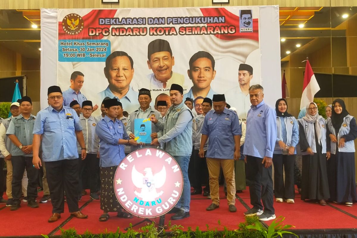 Relawan Ndaru Semarang siap menangkan Prabowo-Gibran
