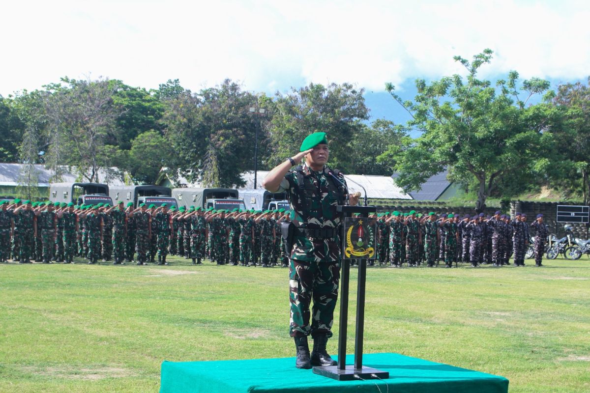 Korem Tadulako siagakan 2.338 personel gabungan amankan Pemilu 2024