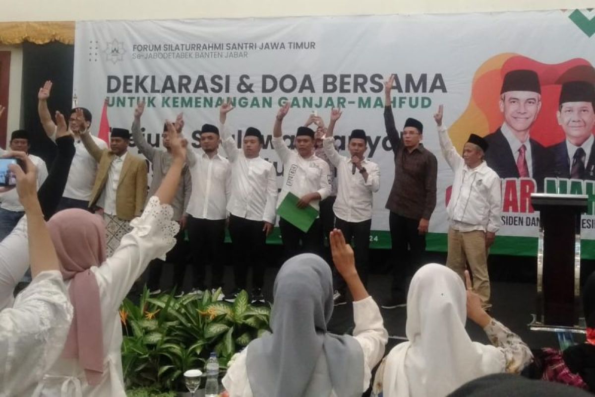 Santri-Alumni Ponpes se-Jawa Timur siap menangkan Ganjar-Mahfud di Pilpres 2024