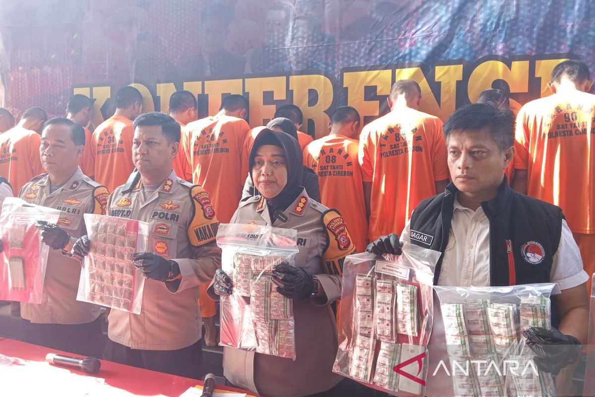 Polresta Cirebon ringkus 18 pengedar narkotika dan obat keras