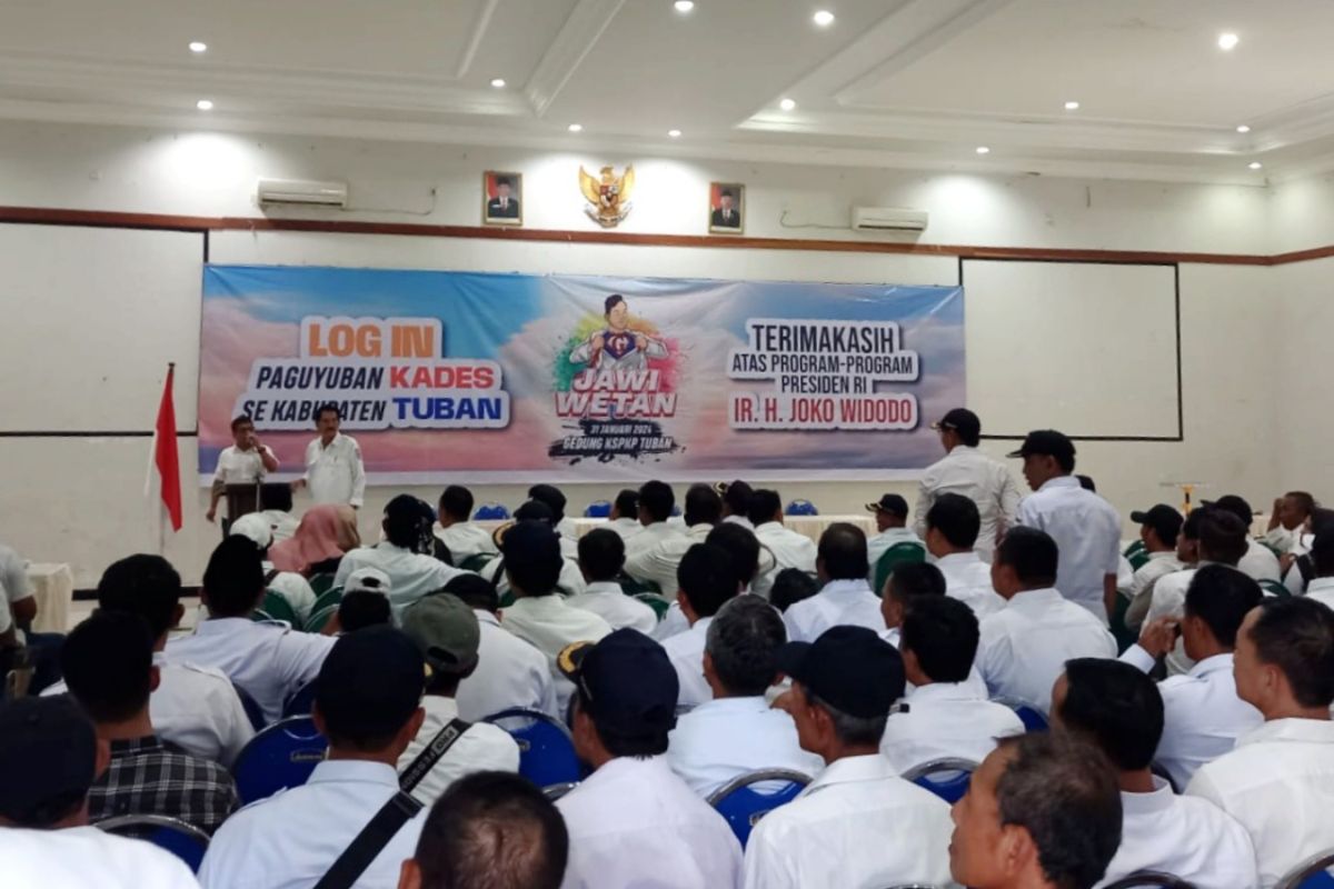Dukung Jokowi, ratusan kades di Tuban gabung relawan Jawi Wetan