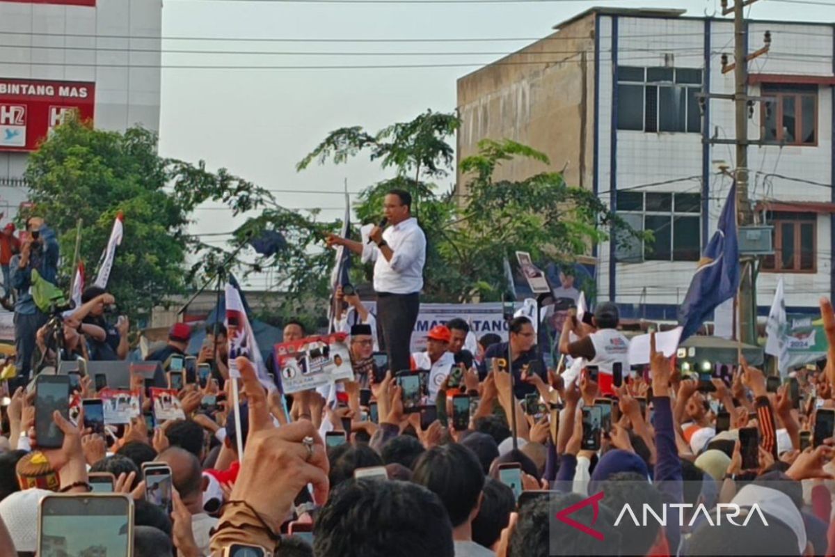 Anies sampaikan pesan perubahan saat kampanye di Sumatera Utara