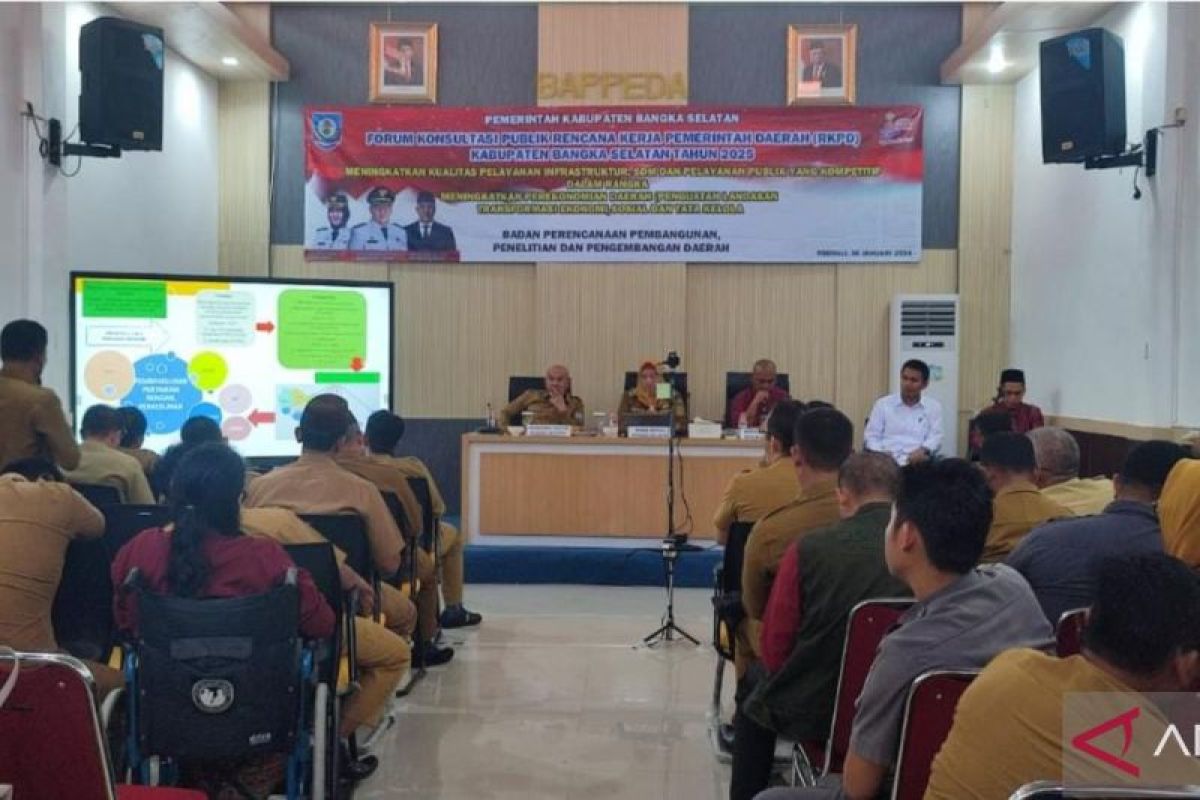 Pemerintah Bangka Selatan gelar forum konsultasi susun RKPD 2025