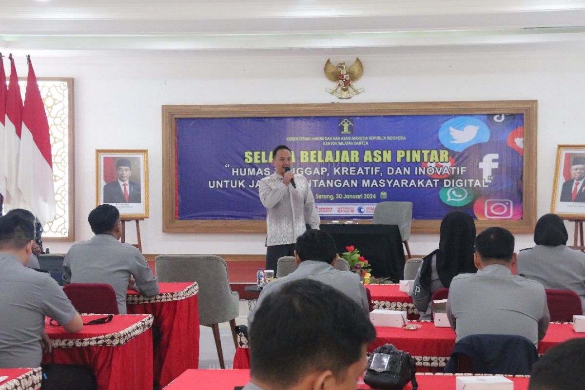 Tingkatkan kompetensi humas, Kemenkumham Banten hadirkan widyaiswara Sopi Ahyar