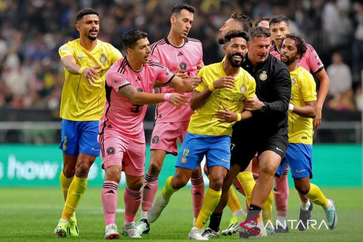 Tanpa Ronaldo, Al Nassr lumat Inter Miami dengan skor 6-0