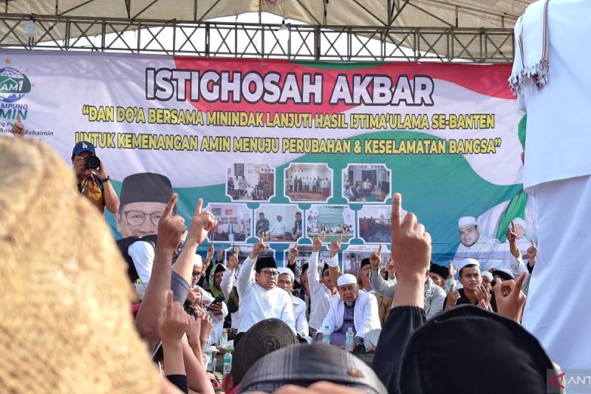 Saat kampanye di Tangerang, Cak Imin bicara soal stunting
