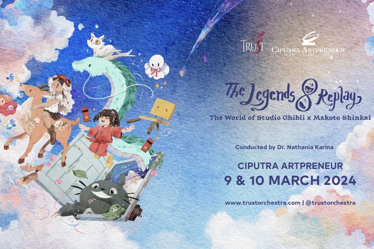 TRUST Orchestra gelar konser bertema Studio Ghibli and Makoto Shinkai