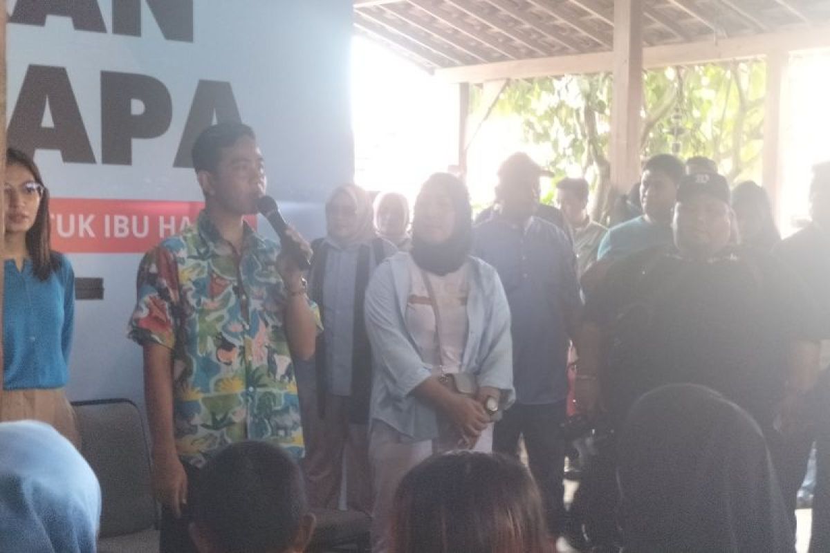 Info kampanye: Gibran dan Selvi periksa kesehatan ibu hamil di Depok