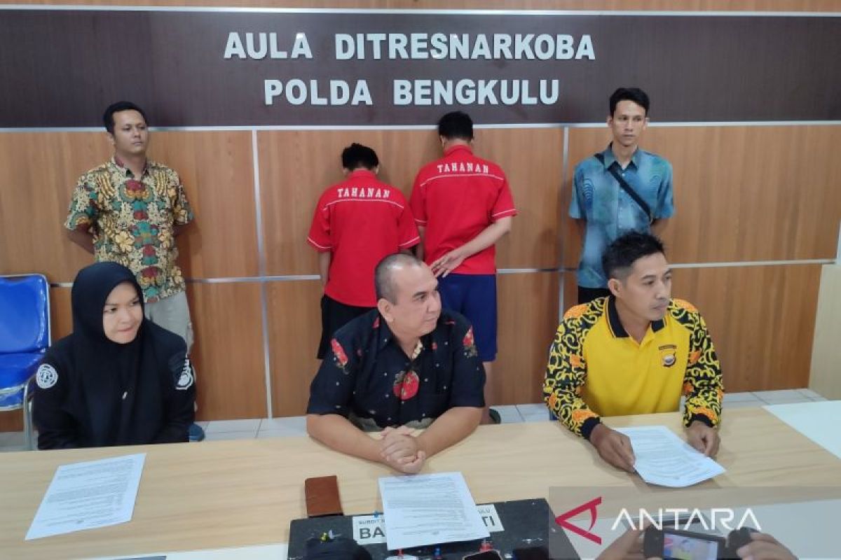 Polda Bengkulu tangkap dua residivis kurir narkoba di lokalisasi