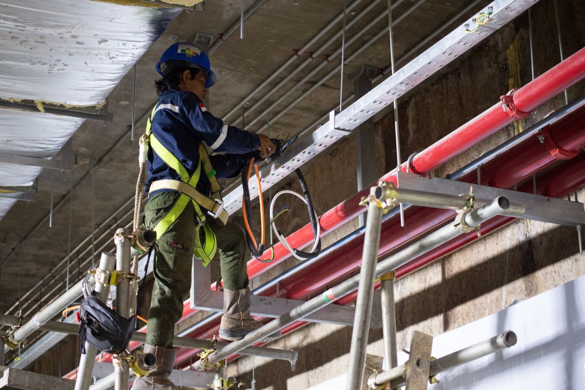 Pembangunan MRT Fase 2A Thamrin-Monas capai 68,79 persen