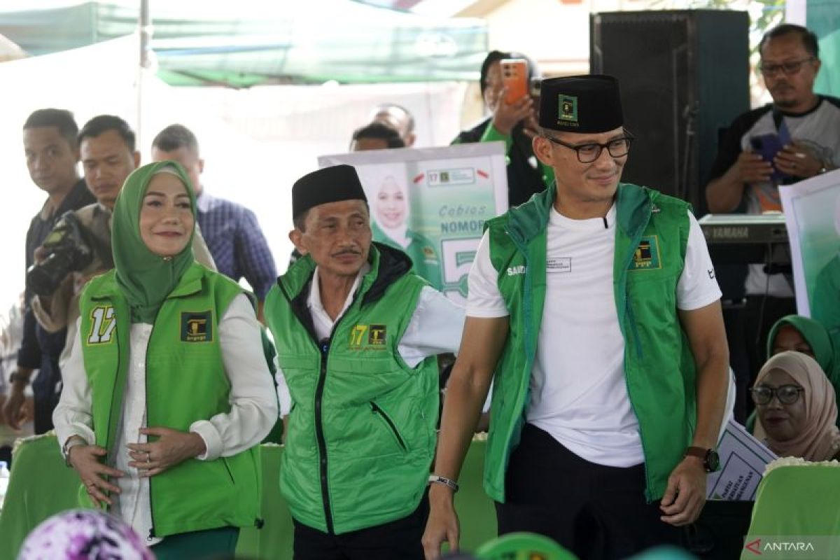 Ketua Bappilu PPP Sandiaga Uno kampanye di Gorontalo