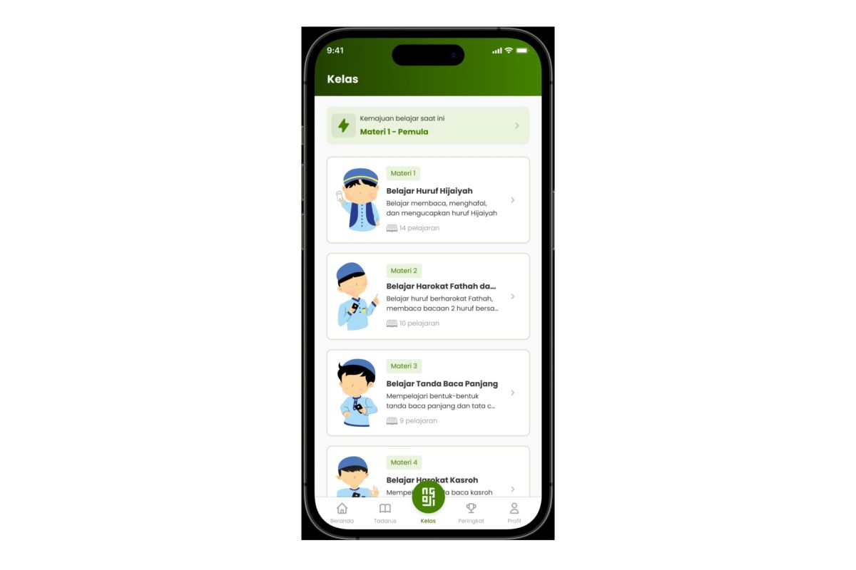 Belajar mengaji lebih mudah dengan dukungan kecerdasan artifisial