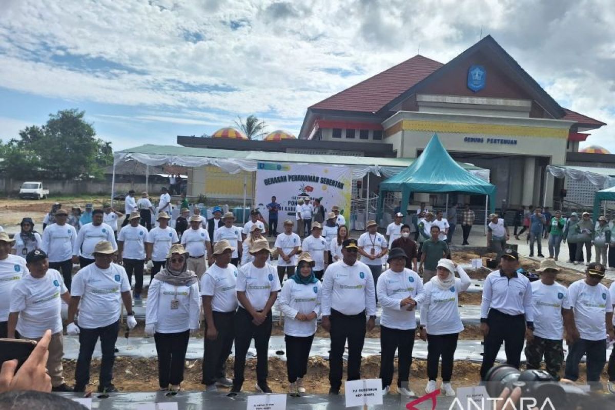 Pj Gubernur Babel tanam cabai serentak di Bangka