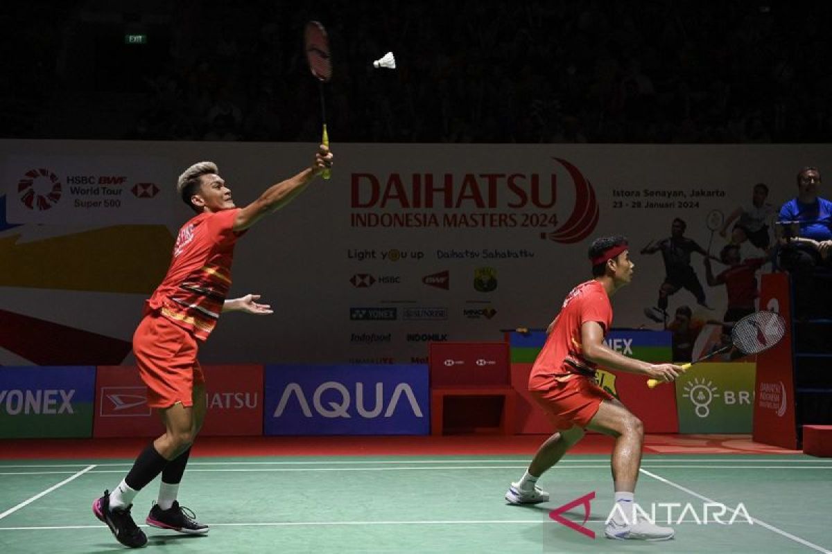 Bagas/Fikri dihentikan Ji Ting/Xiang Yu di babak semifinal Thailand Masters 2024