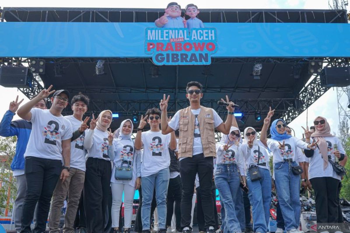 Milenial Aceh deklarasi dukung Prabowo-Gibran