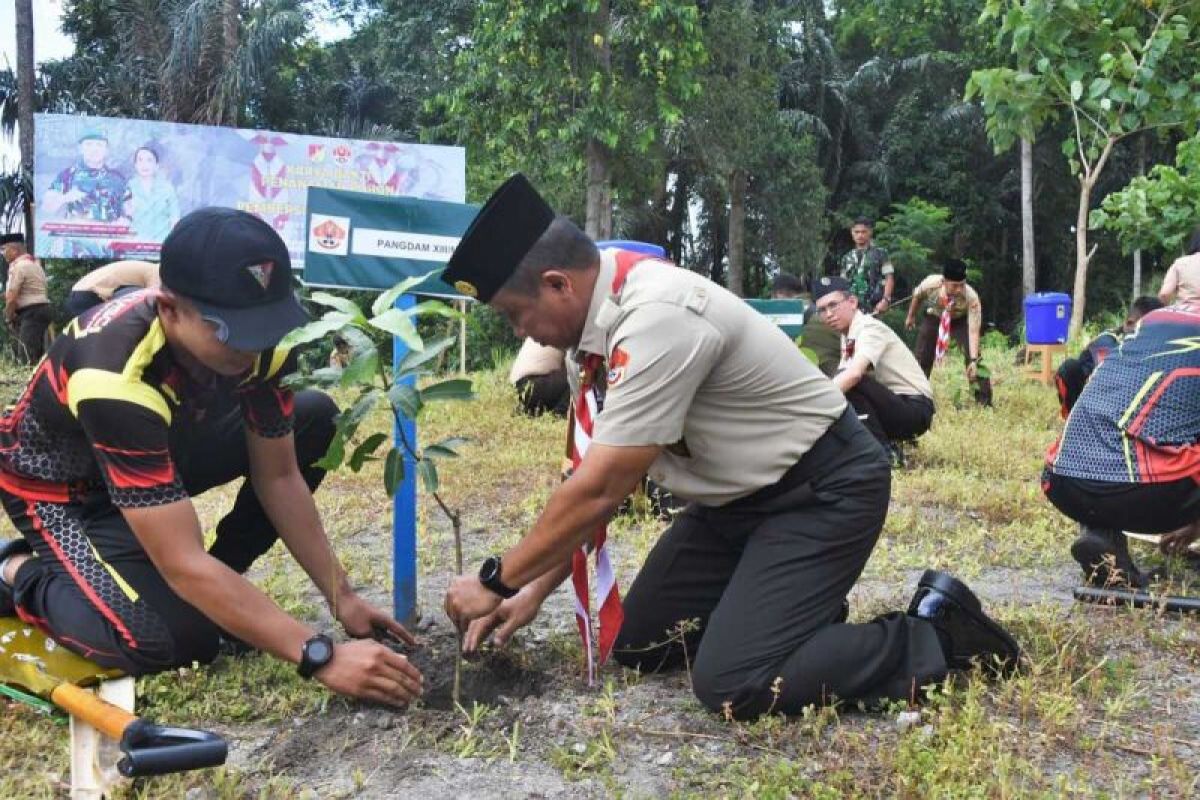 Pangdam buka perkemahan  Pramuka Saka Wira Kartika  Kodam XIII/Merdeka