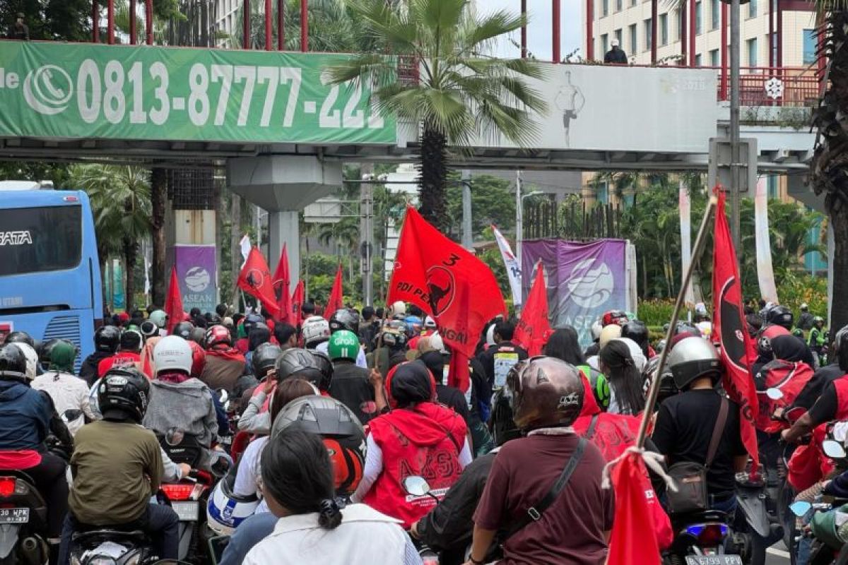 Hasto minta maaf kampanye Ganjar-Mahfud sebabkan kemacetan sekitar SUGBK